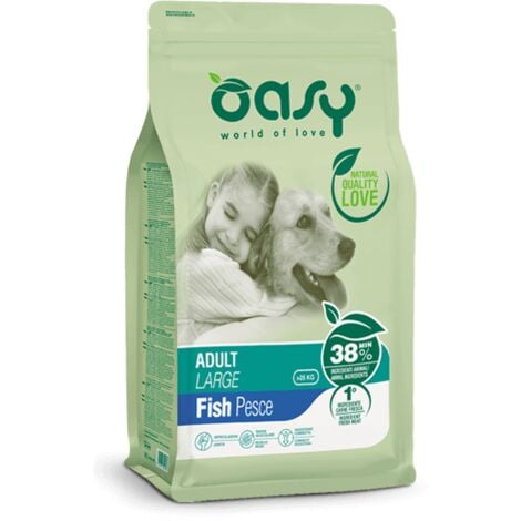 Cane Adult Large Pesce Da 3-12 kg. OASY - size 12 Kg