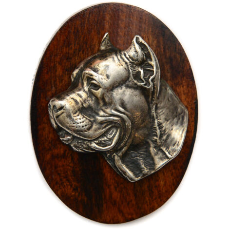 Cane Corso Italiano - spilla per esposizione canina, fermaglio per numero di partenza, distintivo per cani di Art-Dog