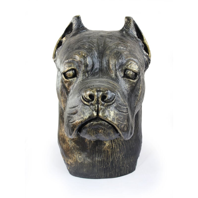 Cane Corso Italiano - Urne pour cendres de chien, buste de chien, grande tête de chien pour le jardin par Art-Dog