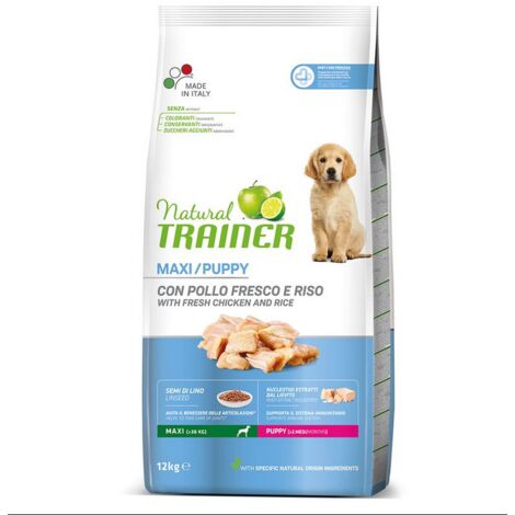 Cane - Crocchette Puppy Maxi 12kg Natural Trainer