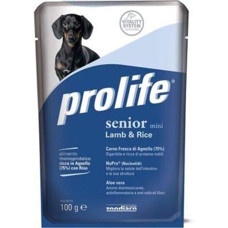 Cane - Senior Mini Agnello & Riso Prolife 100 gr