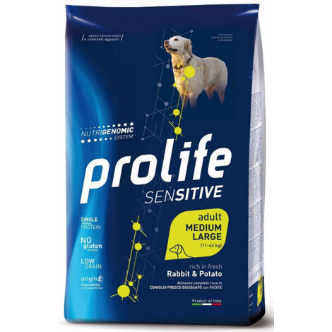 Cane - Sensitive Medium/Large Coniglio & Patate Prolife - size 2