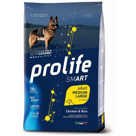 Cane - Smart Medium/Large Pollo & Riso Prolife - size 2