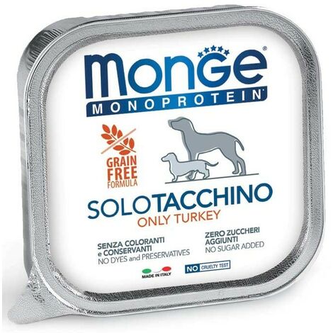 Cane - Solo Tacchino Monge - size 400 gr