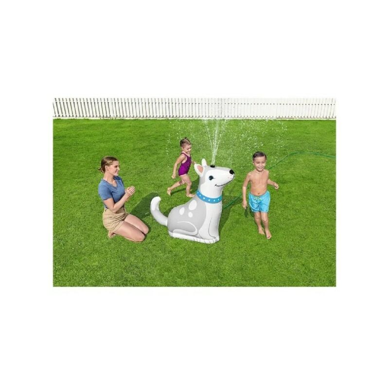 Juguete Hinchable Aspersor Agua Perro Sprinks Happy Husky 112X44X100 Cm 52570