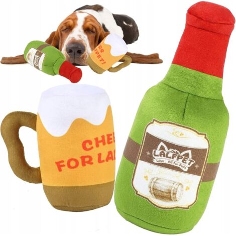 Cane tira e molla Tazza di peluche - tira e molla
