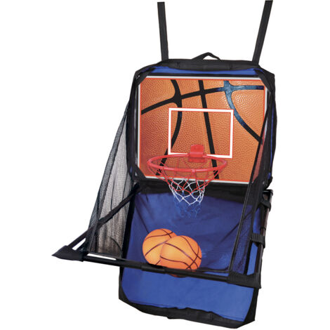 Canestro da Basket 43x37 cm Set con Valigetta Bag&Smash Multicolore