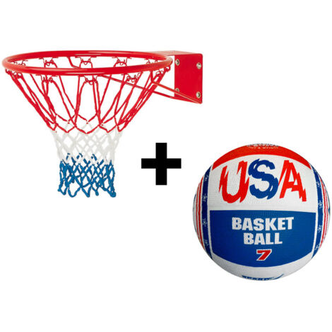 Canestro da Basket Ø 46 cm con Palla USA Multicolore