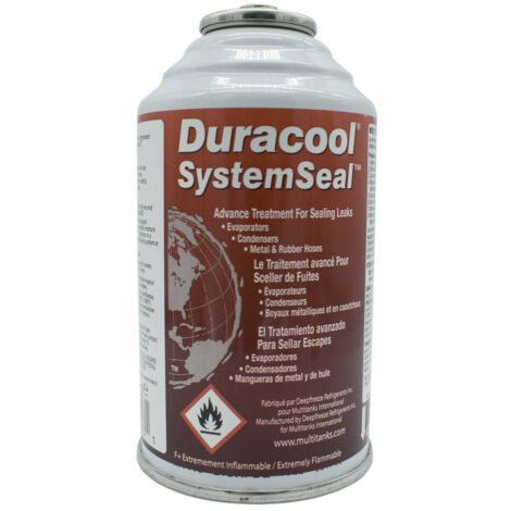 Canette Duracool® SystemSeal pour fuites mineures – Compatible avec réfrigérants CFC/HFC – 113g pour systèmes jusqu'à 2,3kg