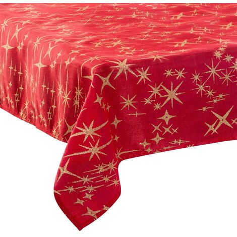 Caneva mantel estrella 140x360cm rojo - Feeric lights & christmas