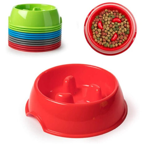 CANI DI ANTIGLOTONI COMEDERO 24 cm, colori assortiti, contenitore per alimenti lenti ideali per animali domestici golonici
