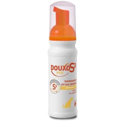 Cani e gatti sensibili alla mousse Ceva Douxo Pyo S3, 150 ml