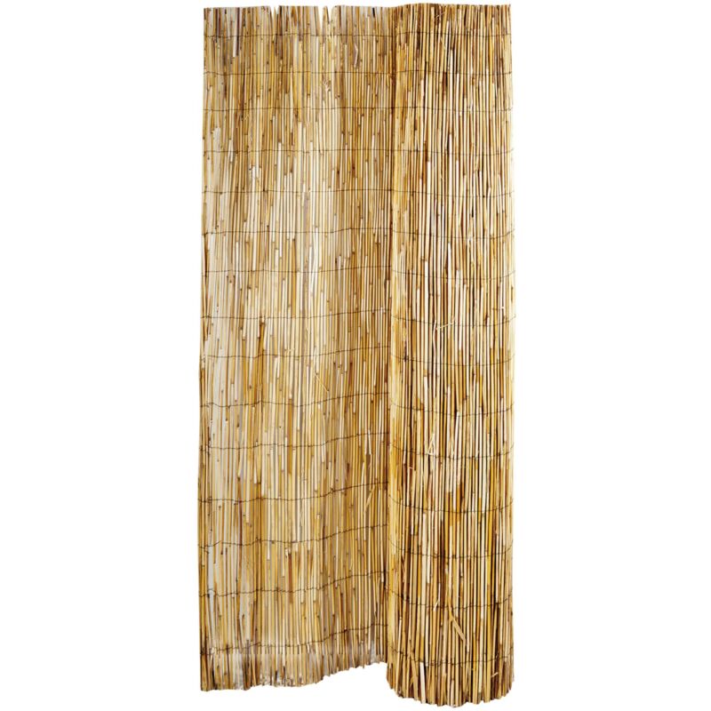 Canisse roseau naturel 1.5x5m - Marron