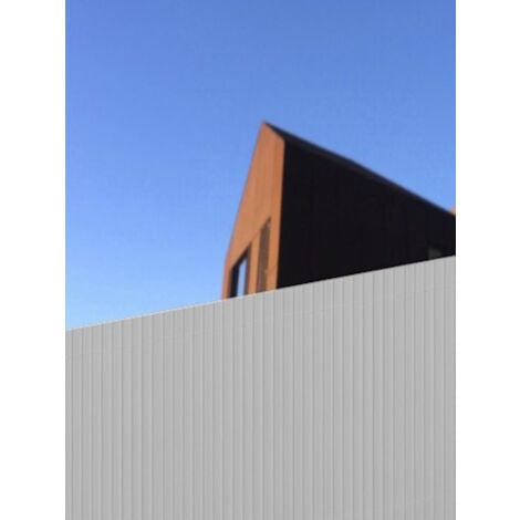 Canisse Brise Vue PVC 1,5X3 M Blanc Lattes 11 MM 100% PVC Liens Fixation Inclus