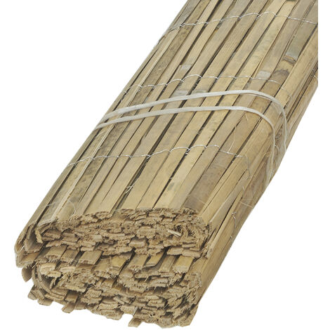Brise Vue Bambou - 150cm (H) x 250cm (L) - Canisse 100% Bambou Naturel