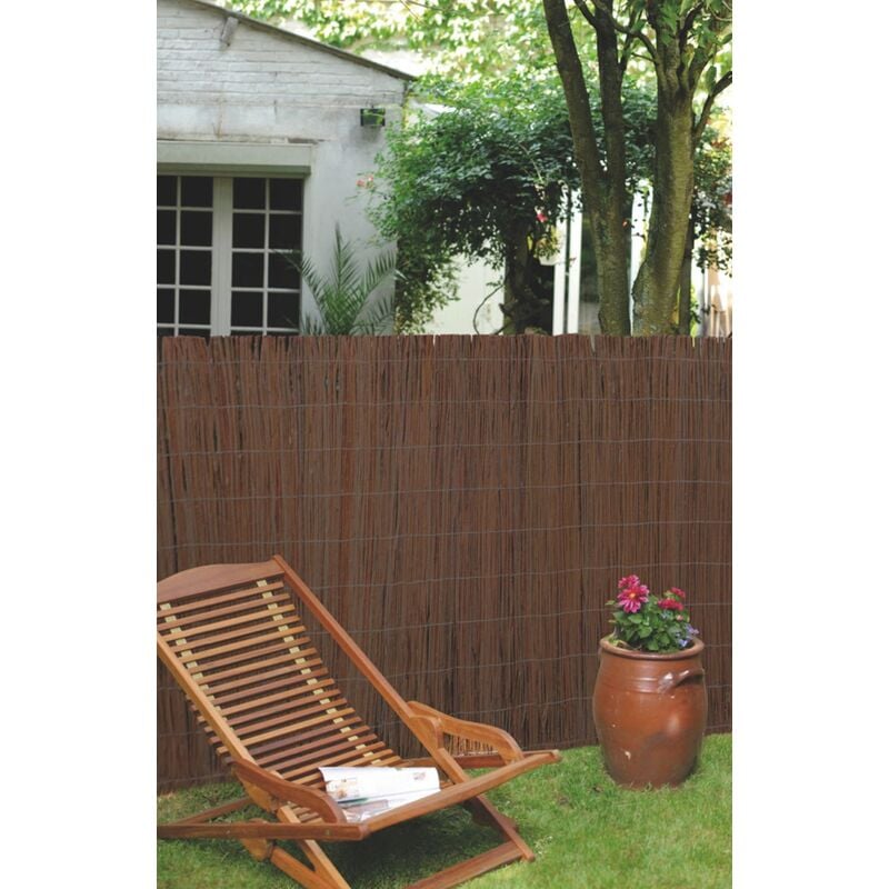 Canisse en osier 80% occultant 1,5 x 3 m vimet - Nortene