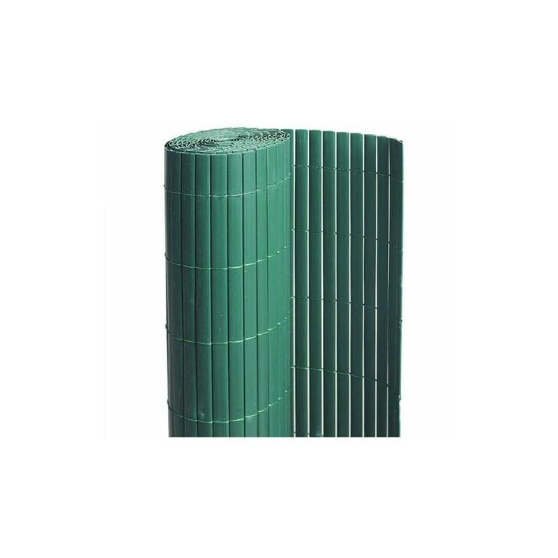Canisse en pvc vert - 90% d'occultation - Long 6 m, Hauteur 1.50 m