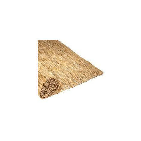 Canisse en roseaux naturels 1,5 x 5 m – Protection 70 % contre le vent et le soleil – Installation rapide avec fil galvanisé