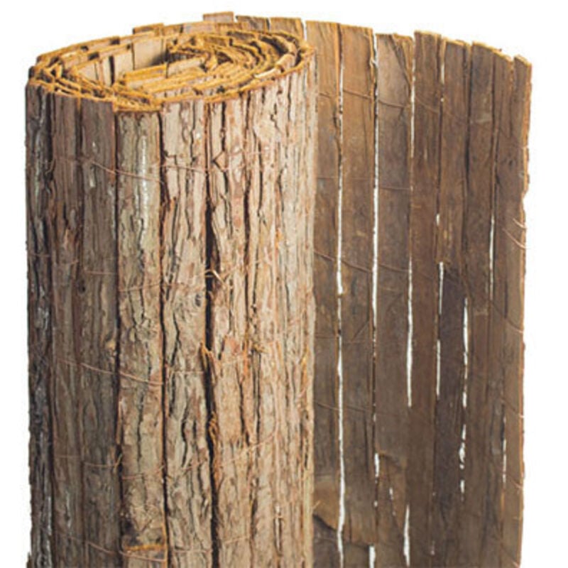 Atout Loisir - Canisse naturelle en pin - 90% d'occultation, Long 10 m, Hauteur 1.50 m