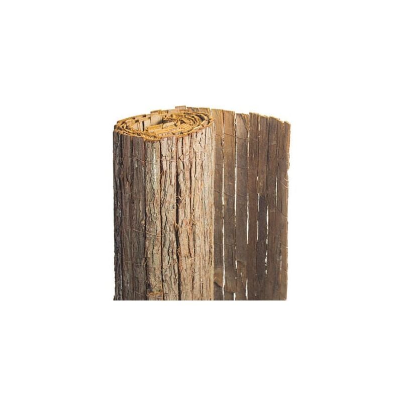 Canisse naturelle en pin - 90% d'occultation, Long 10 m, Hauteur 2 m