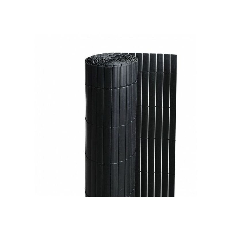 Canisse PVC 3 metres - Ht 1m00 - Noir 9005 - Noir 9005