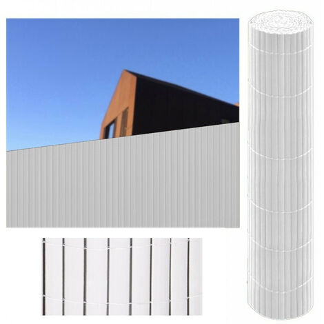 Canisse PVC Double Face Blanc 1x3m