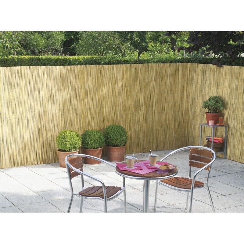 Nortene - Claie en roseau naturel 1,5 x 5 ouvert naturcane