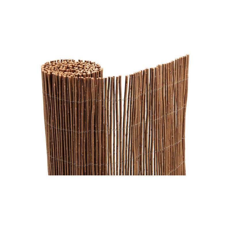 Gardenode - Canisse rouleau en osier naturel longueur 3m x h 1m80