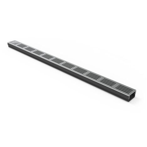 Caniveau 3XS MINI L 6,5 cm Grille Inox Line - StarDrain - LINE ECO -       Caniveau de 100 cm
