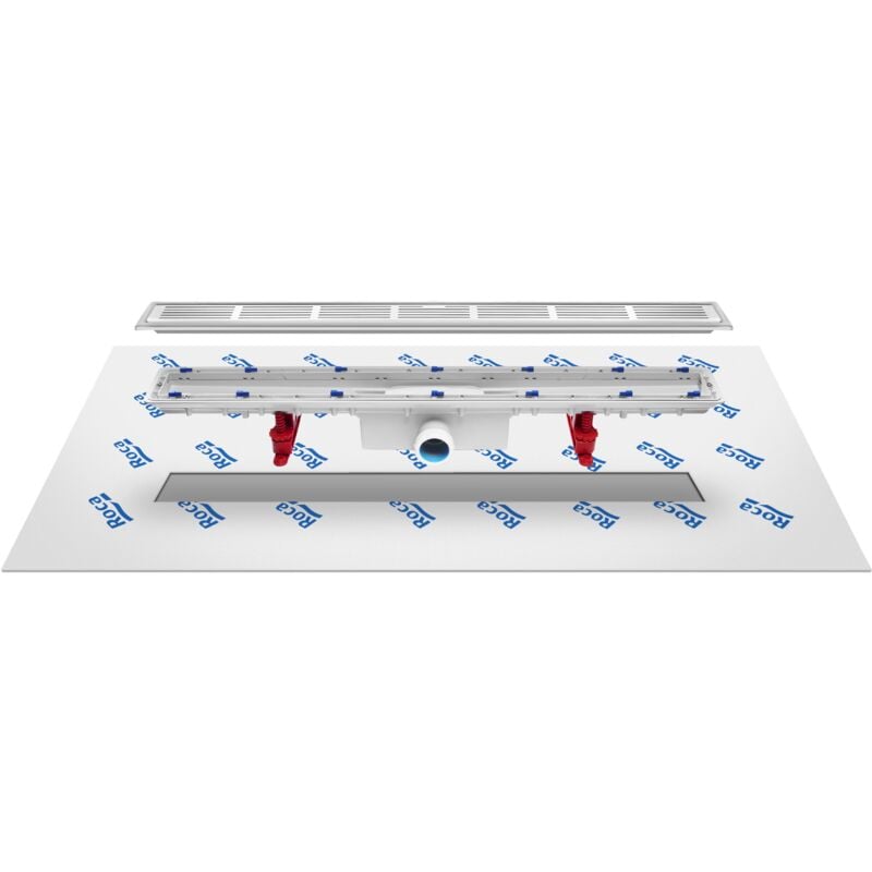 Kit de drainage avec toile géotextile pré-assemblée canal in-drain Roca Dimensions : 750x50 mm