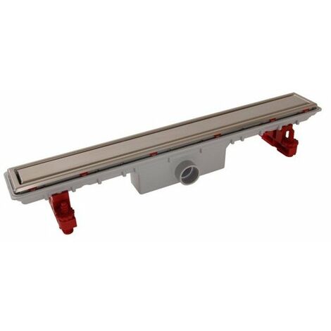 Caniveau de douche 890mm complets avec grille réversible