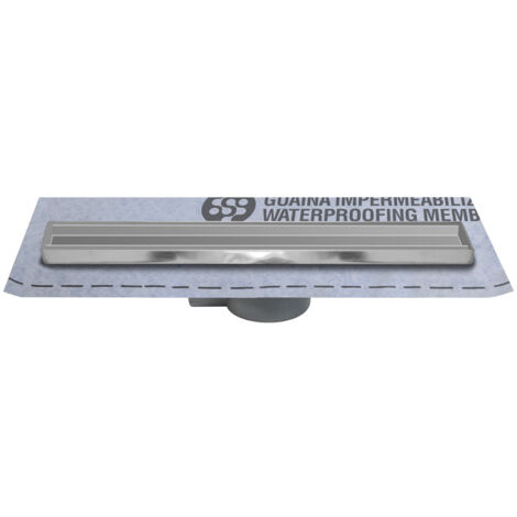 Caniveau de douche avec support carrelage 65 cm - gaine 1 m²