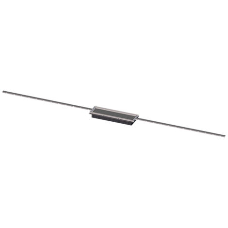 Caniveau de douche en acier inoxydable mat pour l'installation en surface pour l'évacuation active HL-Pentair/Jung Pumpen, longu
