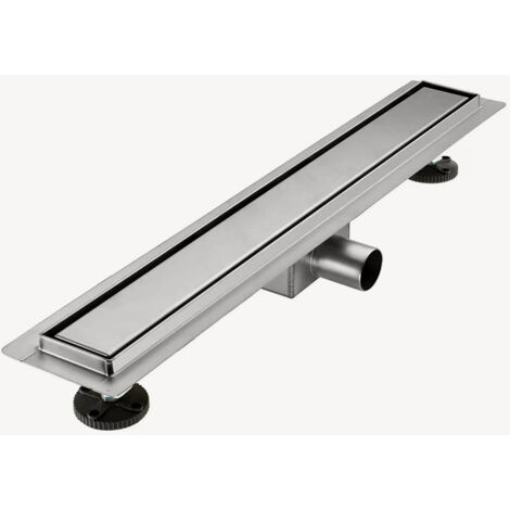 Caniveau de douche en inox Chromé - 100 cm