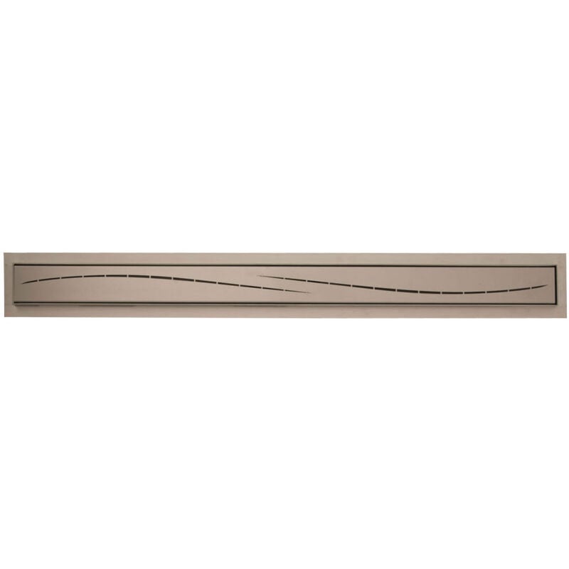 Caniveau de douche en acier Marisol, 1000 mm