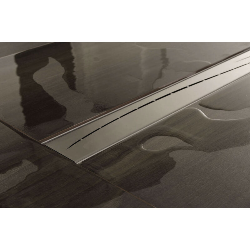 CLP - Caniveau de douche en acier Marisol, 800 mm