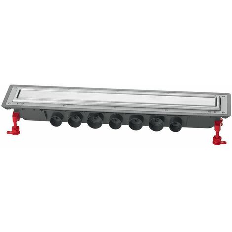 Caniveau douche VENISIO EXPERT Hauteur 89mm + Grille inox - 1100mm