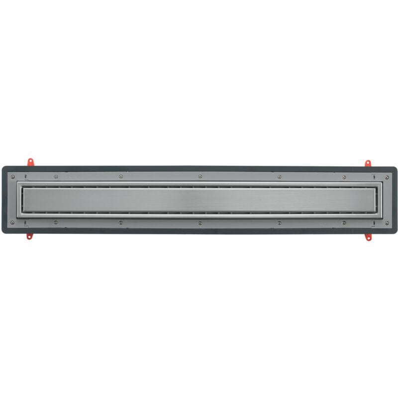 Wirquin Pro - Caniveau pour douche à l'italienne Venisio Expert L.800 mm avec grille inox Wirquin 30720765, gris