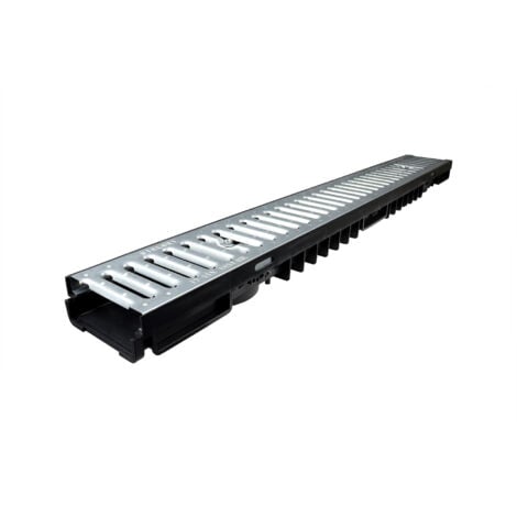 WOVAR Caniveau Galvanisé 1000 x 125 x 55 mm - Par Pièce