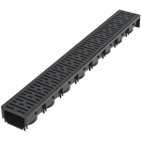 Caniveaux de drainage 3 pcs Plastique 3 m CFW710822