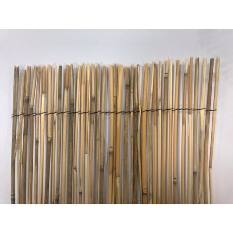 Cañizo de bambú natural pelado