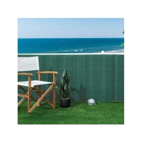 CAÑIZO DE PVC DOBLE CARA 1600 GRAMOS VERDE 1X3 METROS