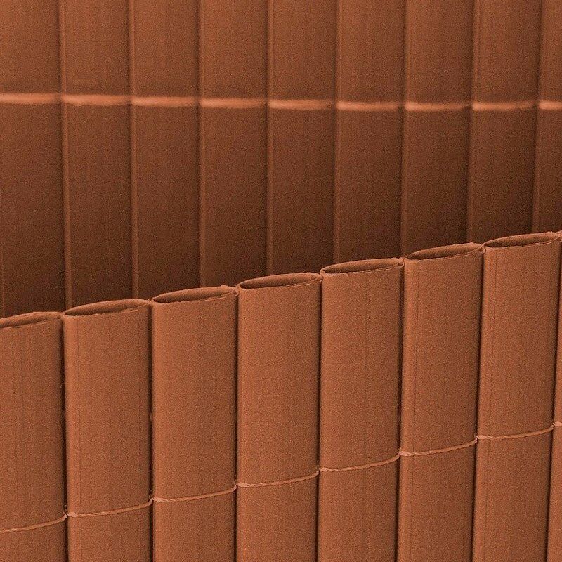 

Cañizo PVC doble cara marrón 12mm Medidas 1.0X5M