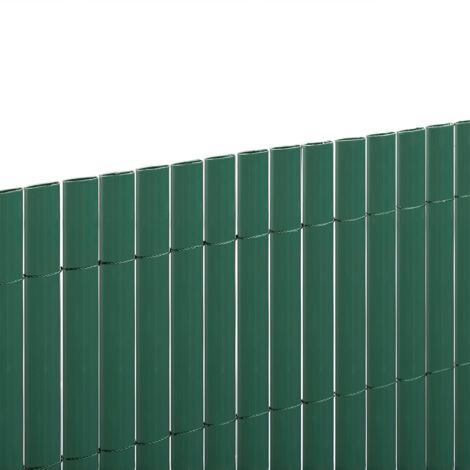 CAÑIZO PVC ESSENTIAL RECYCANE DOBLE CARA 20MM VERDE 0,9X3 M