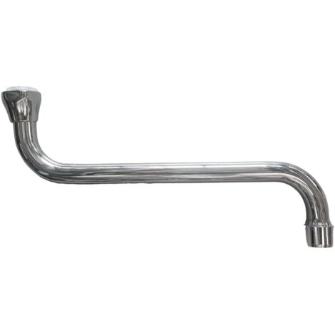 Canna becco universale per rubinetto lavello, lunga 18 cm