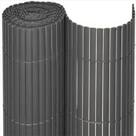NOOR Recinzione frangivista in PVC, resistente alle intemperie, per balcone, terrazza e giardino, rivestimento stabile per balcone come protezione da sguardi indiscreti, facile da montare del pannello