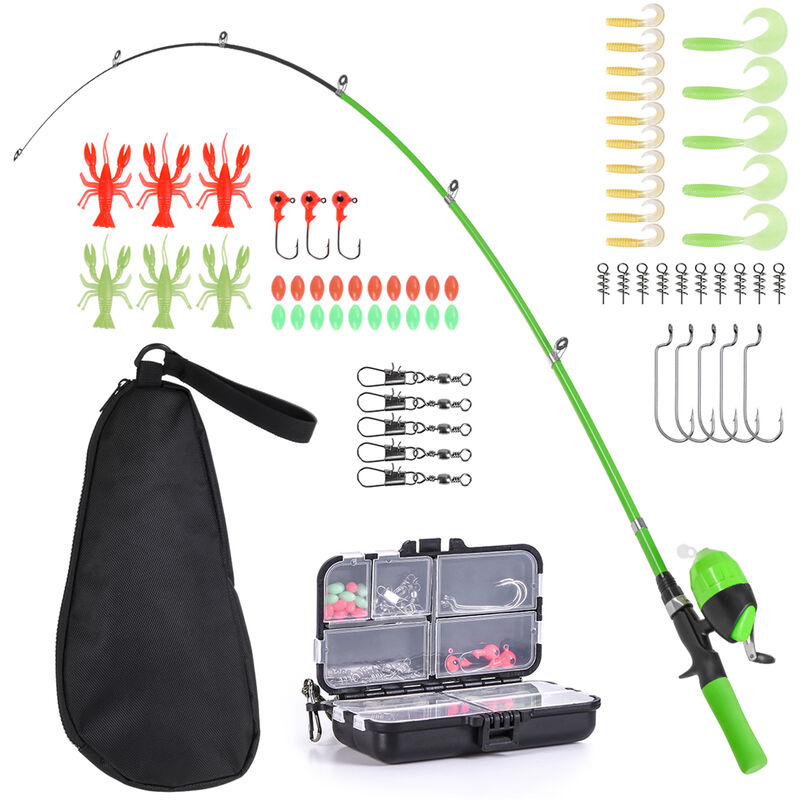 Leo Canna Da Pesca Per Bambini E Mulinello Combo Kit Completo 1 5 M leo-canna-da-pesca-per-bambini-e-mulinello-combo-kit-completo-1-5-m
