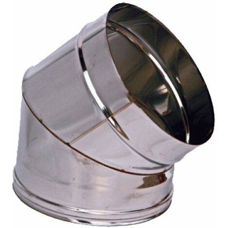 Canna fumaria - Curva acciaio inox per scarico fumi TECNOMETAL