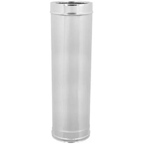 Canna fumaria doppia parete acciaio inox aisi 316 parte interna aisi 304 parte esterna mm 500 ø250 interno - ø300 esterno - sp. 0,5 mm EUROPROFIL