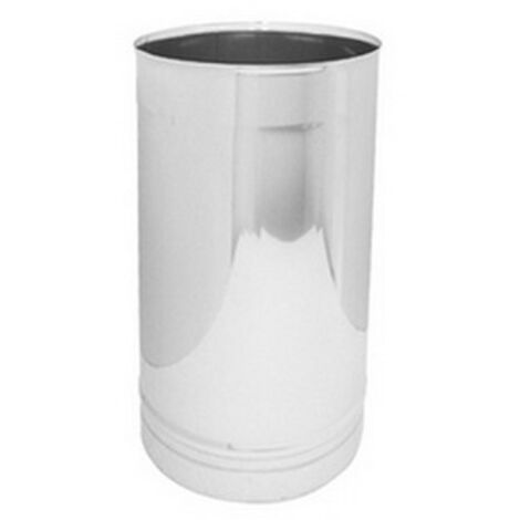 CANNA FUMARIA IN ACCIAIO 316L - ELEMENTO LINEARE DA MT 0.25 Diam. 50